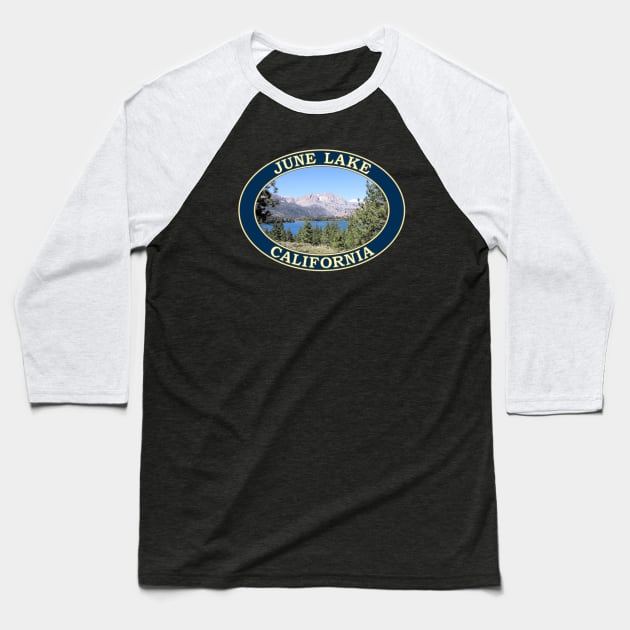 June Lake, California - Eastern Sierra Nevada Mountains Baseball T-Shirt by GentleSeas